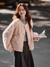 ��ɫ�A�IС����Ƥëһ�w���ë����Ů�궬���¿�ˮ��Ƥ�ݴ���