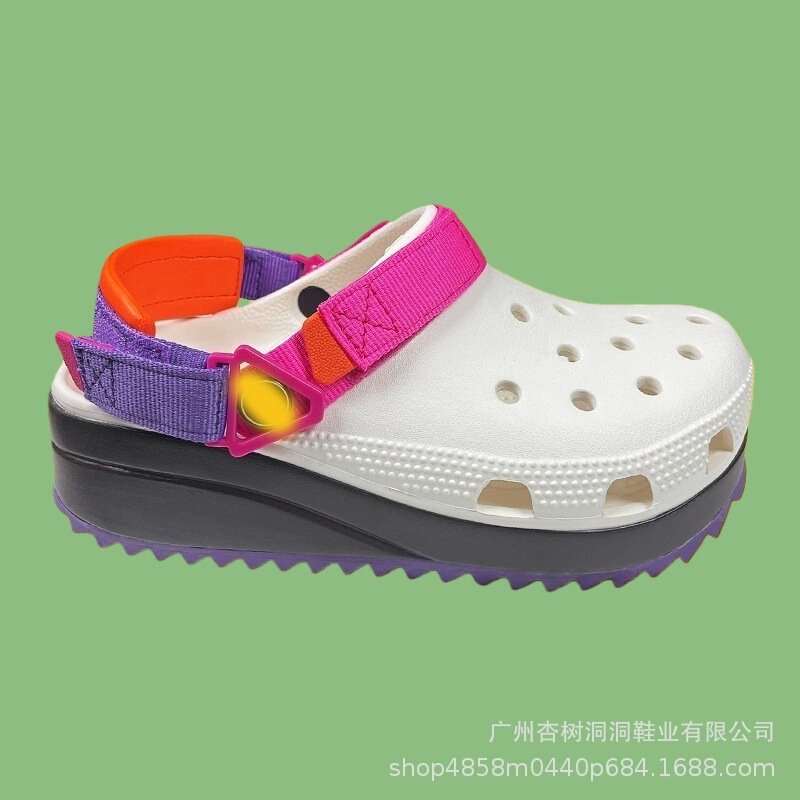 In-Stock Cool Walking Clogs New Lightweight Women's Low-Top Sandals Non-Slip Height-Increasing Beach Shoes Wholesale Dropshipping