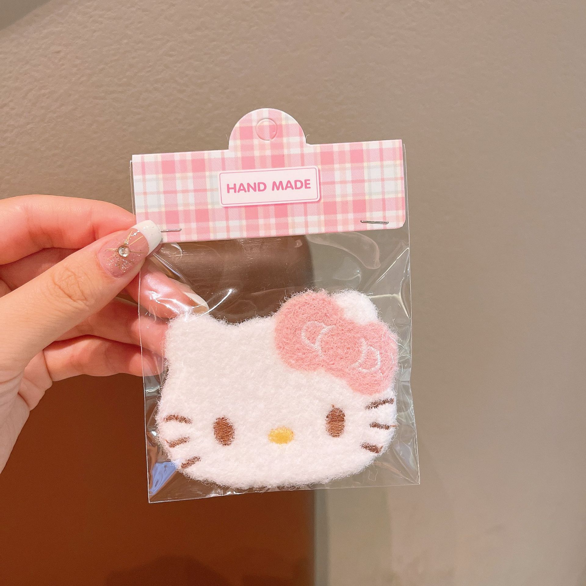 Nuevos clips para el pelo para niños Sanlio Capibara Kitty felinos peluche animación animal de dibujos animados de cabello para niñas