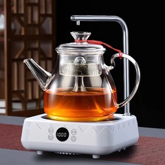 自動上水圍爐煮茶電陶爐耐高溫玻璃壺專用茶爐多功能家用靜音煮茶