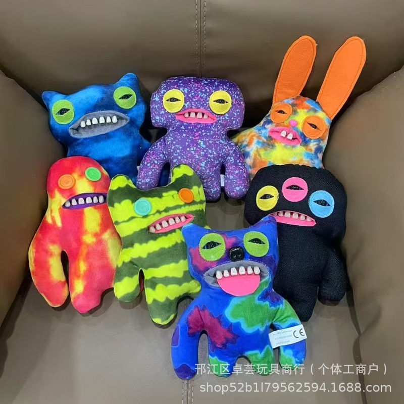 かわいいモンスターぬいぐるみ、ファンキーな歯の宝物、モンスター、醜くて面白い、クレイジーラビットモンスター、古い歯のモンスター人形、ぬいぐるみ|undefined