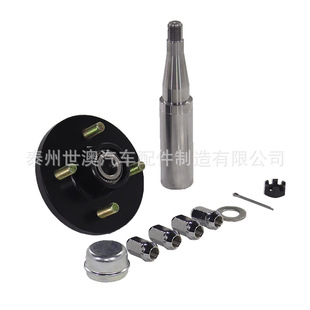 4-Hole 2200 Pound Hub Axle Head Hub Unit Trailer Axle Head Rv Trailer Haba Head Australian Model 140Afsr
