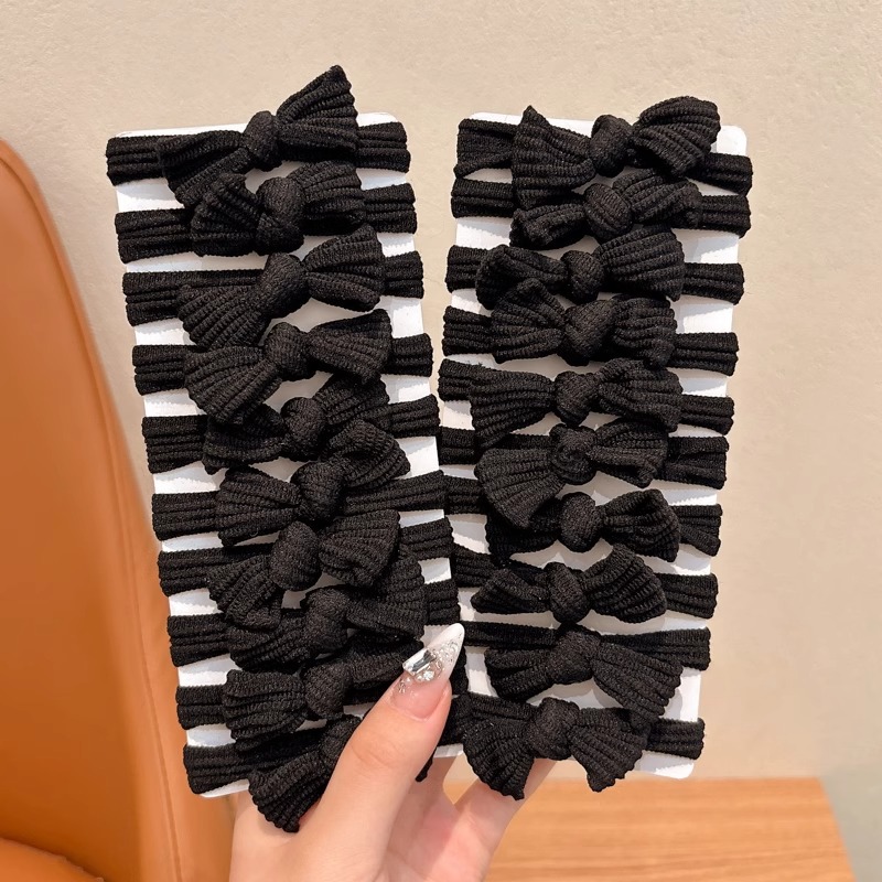 banda de goma de alta elasticidad anillo de cabello para niños no lesionar cabello de alta cola de caballo de cabello de banda de goma duradera