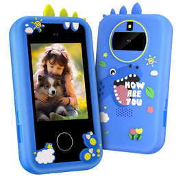 KP智能玩具儿童手机可拍照摄像MP3手电筒闹钟视频日历计算器录音