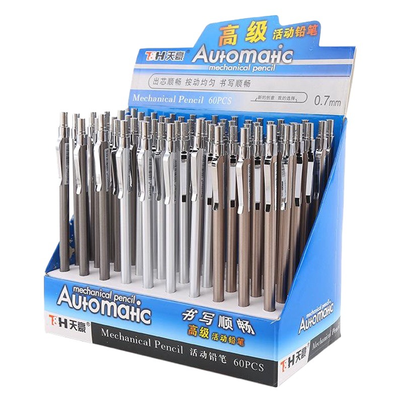 Tianhao 6901 Student Writing Tools Mechanical Pencil Factory Direct Sales 0.5/0.7 Simple Office Automatic Pencil