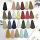 in stock 27 Color small size Beauty Scissors Protective Cover Printable Logo Eyebrow Scissors Storage Cover Makeup Scissors Embroidered Scissors Leather Cover