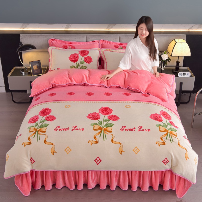 Demi-season coral set