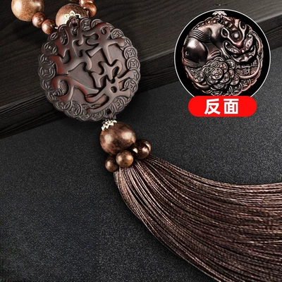 Car hanging: Pendant, High-End Decorative Accessory - buddha-beads-safe-tassel-style-car-hanging-exquisite-gift-box