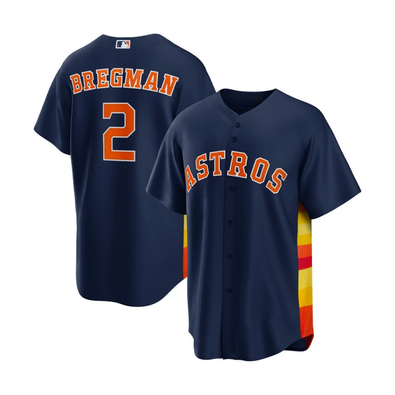 Его Astros Houston Astros кросс-бордер джерси 2#Брегман 27#Алтуве вышитая бейсбольная джерси