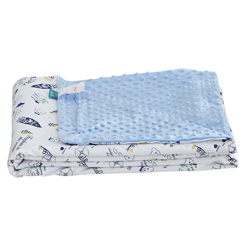 La colcha Doudou se puede utilizar durante cuatro temporadas primavera y otoño bebé jardín de infantes niños edredón de invierno edredón de aire acondicionado engrosado edredón individual