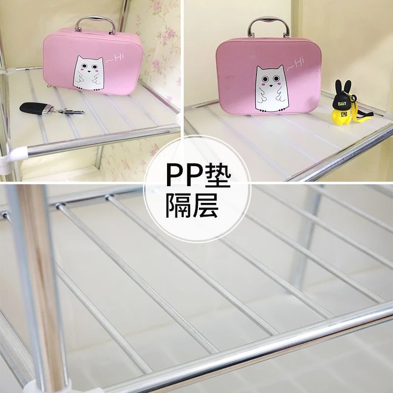 Wardrobe with curtains Simple economy rental houses with cloth hood…