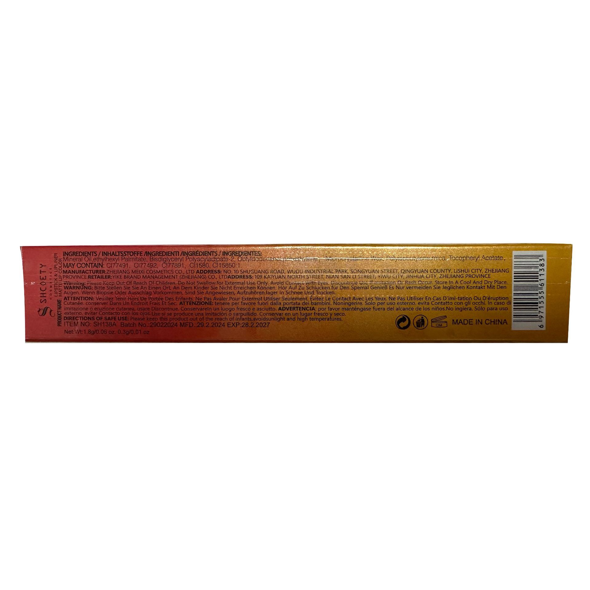 SHCOETY Double-headed red Lip liner pen, two-in-one multi-color matte long-lasting lip filling without fading, cross-border outlining pen Application Scenario