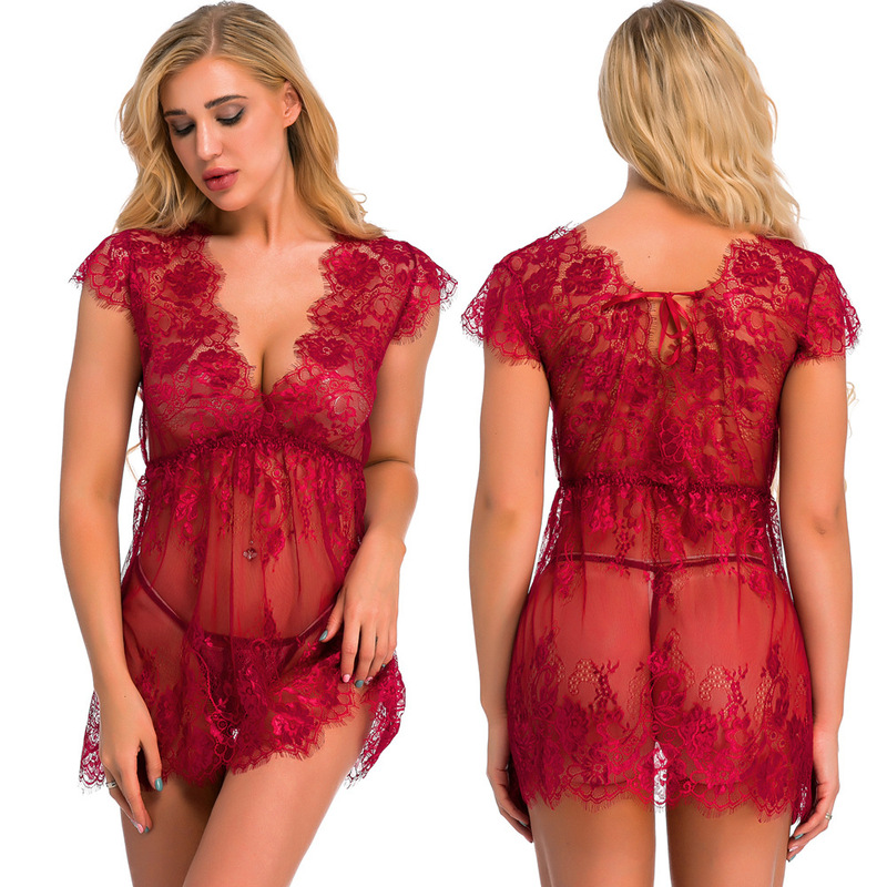 Clearance Sale of European and American Sexy Lingerie, Lace Nightgowns, Dropshipping, Christmas Limited Edition, Aliexpress and Amazon Supply