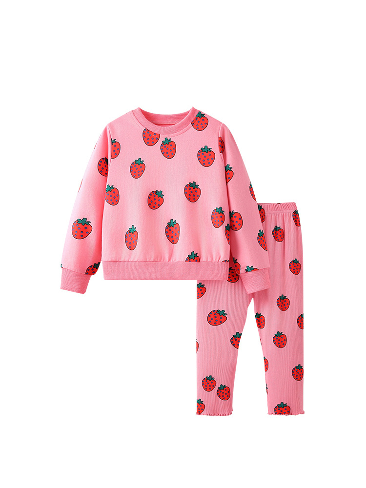 Trajes de niñas malwee transfronterizos otoño y invierno nuevos niños europeos y estadounidenses chaqueta de cabeza, pantalones de cintura elástica de manga larga