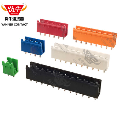 5.08mm炎牛铜环保插拔式PCB接线端子YN2EDGV/2EHDV/KF/MSTBV2.5G