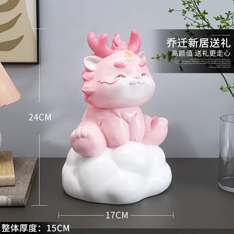 Moda dragón decoración mascota hecho a mano salón pasillo TV gabinete artesanía decoración colección conmemorativa regalo de cumpleaños