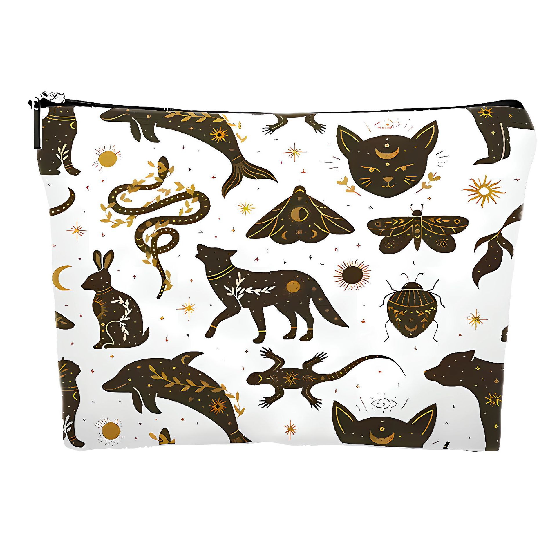 Nueva bolsa de maquillaje lino venta caliente tarot bolsa de maquillaje bohemia bolsa de mano bolsa de lavado bolsa de tela pequeña bolsa de almacenamiento