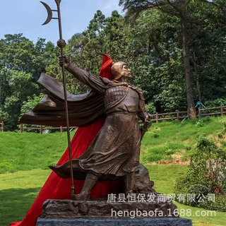 定制广场大型人物铜雕塑摆件古代将军雕塑恒保发铜雕厂批发设计