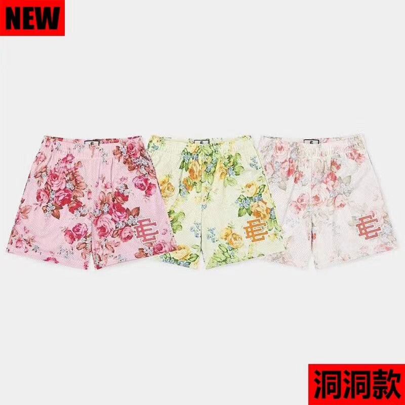 American Four-point Shorts Men's Sports Leisure Shorts Fitness Men's and Women's Loosen Basketball Pants Mesh Breathable European and American Shorts