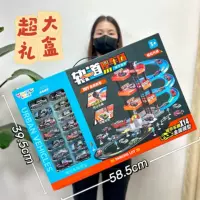 Мальчик игрушка с подъемной парковкой Складная катапультная дорожка металлический автомобиль головоломка подарочная коробка агентство оптом