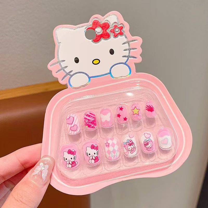 Adorable Sanrio pegatinas de uñas para niños con uñas exquisitas Kolomi Melaty pegatinas de uñas parches de uñas image 39