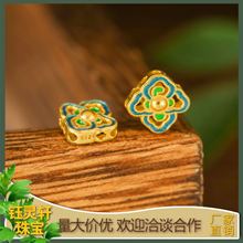 S925����18K����������С����ͨ��λ�����ֹ�DIY��Ʒ����������