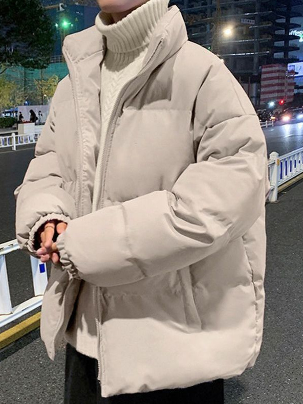 Amazon Cotton-Padded Jacket Men's Autumn and Winter Trendy Loose