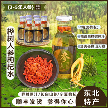 ZZ/忠芝 桦树人参枸杞水白桦树汁一整根参330mlx6瓶