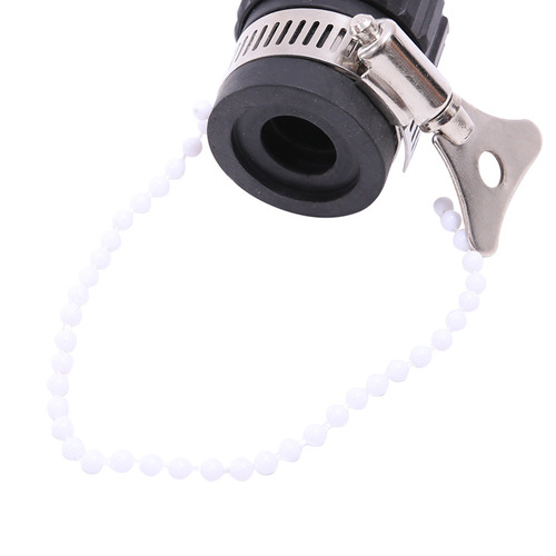 Factory direct sales 6 extra teeth pattern faucet universal joint water pipe adapter with chain anti-slip, anti-falling and anti-falling