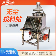 巨宝负压无尘投料站 吨袋/小袋卸料系统 化工固体原料手动拆包站
