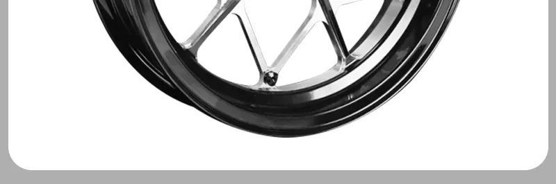 Single-disc wheel hub accessories for Niu No.9 modified with dual disc brakes, second generation 12inch Stinger, 185mm opening