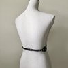 Leather multi -layer belt dance accessories red white black poly color optional