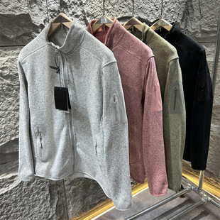 Niaojia Feiyang same style warm composite warm velvet knitted jacket for men and women stand collar fleece jacket jacket liner jacket