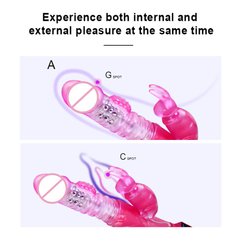 Vibrating erotic female sex toy vibrator Roman Emperor adult toy rotating beads retractable electric wand masturbator