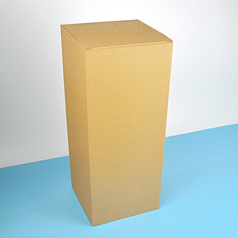 90x90x300mmD轨道灯条内箱 COB射灯聚光吸顶导轨灯邮购牛皮纸盒