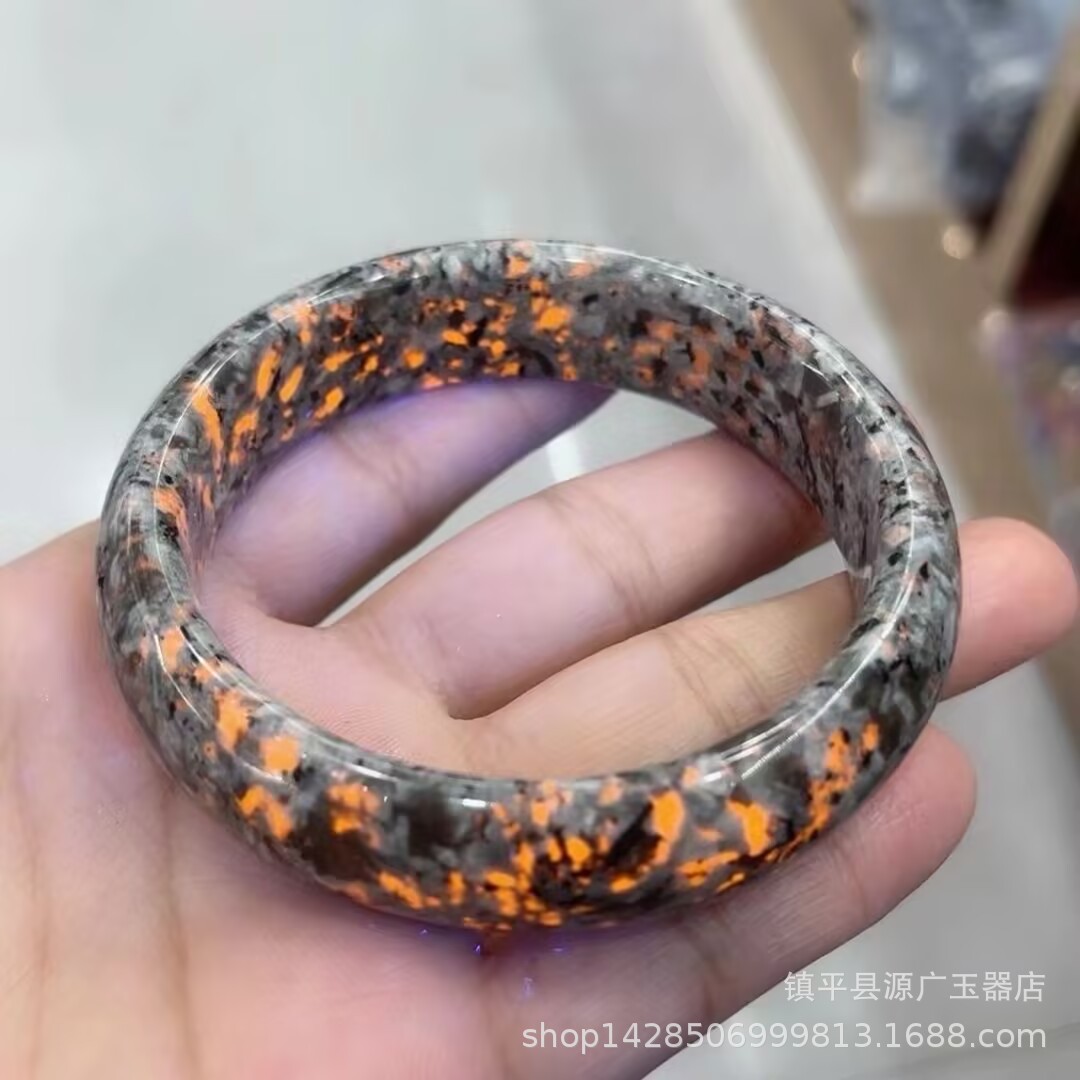 천연 A급 구소재 화염석 팔찌 일반 스타일 평화 팔찌 생방송 공급 도매