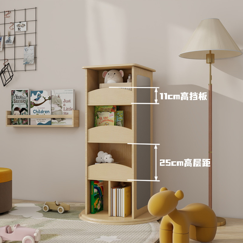 Cross-border Wooden Floor Hanger Children's Storage Cabinet Wardrobe Multifunctional Coat Cabinet Kindergarten Area Toys