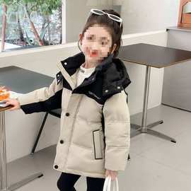 女童羽绒棉服冬季2025新款洋气女宝宝秋冬款棉袄女孩棉衣儿童棉服