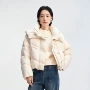 保暖冬季纯色盘扣羽绒服