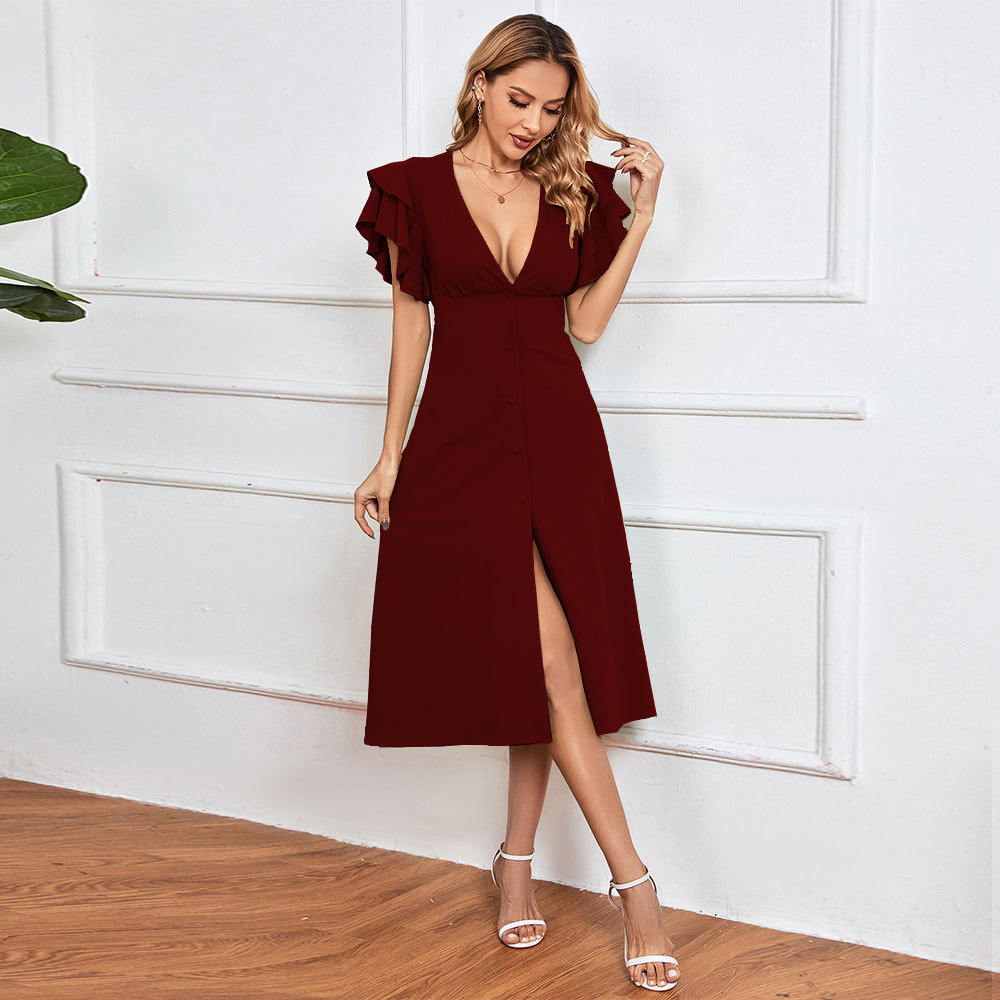 Women's Summer Midi A-Line Dress