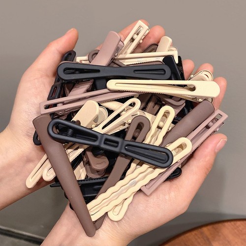 Seamless metal hairpin for female internet celebrities  new style clip headwear with temperament, forehead bangs, broken hair, side hairpins