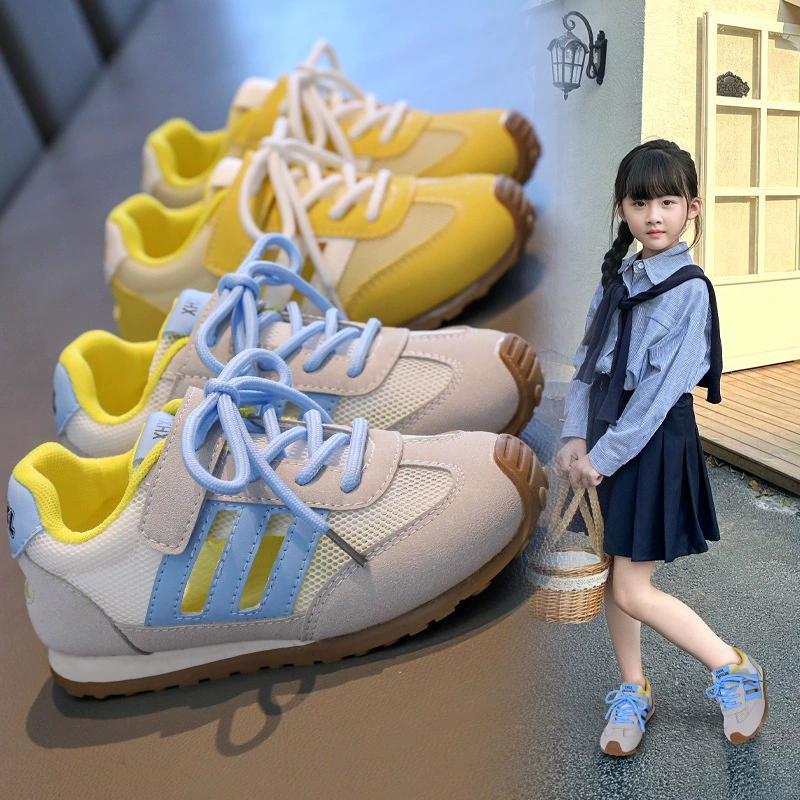 Детская рамная обувь прилив спортивная сандалия 2025 летняя модель для девочек одиночная сетка обувь для мальчиков повседневная немецко-тренировочная обувь