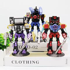 機甲戦士タイタン音響人便器監視人男の子人形手作りモデル多元宇宙クール人形