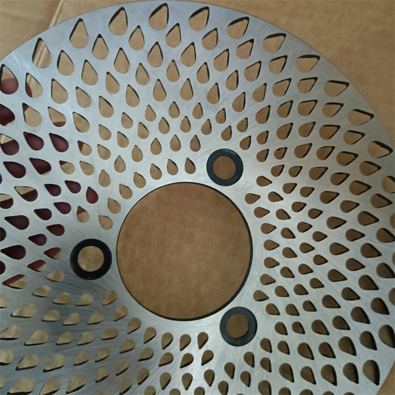Water Drop 220mm Flat Disc Electric Vehicle Brake Disc Battery Vehicle Disc Brake Disc Electric Motorcycle Scooter Hydraulic Brake