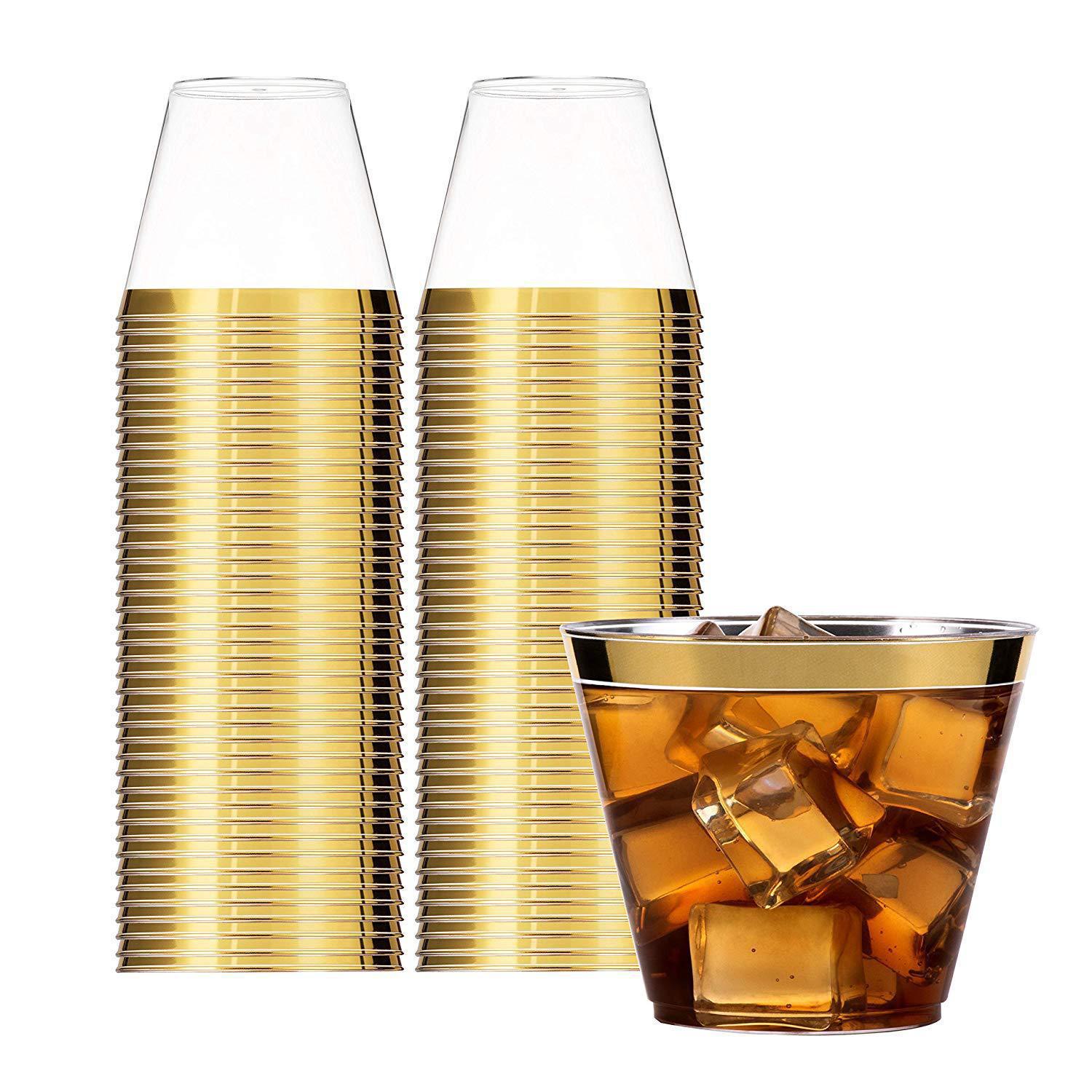 9OZ 골드 림 컵 270ml