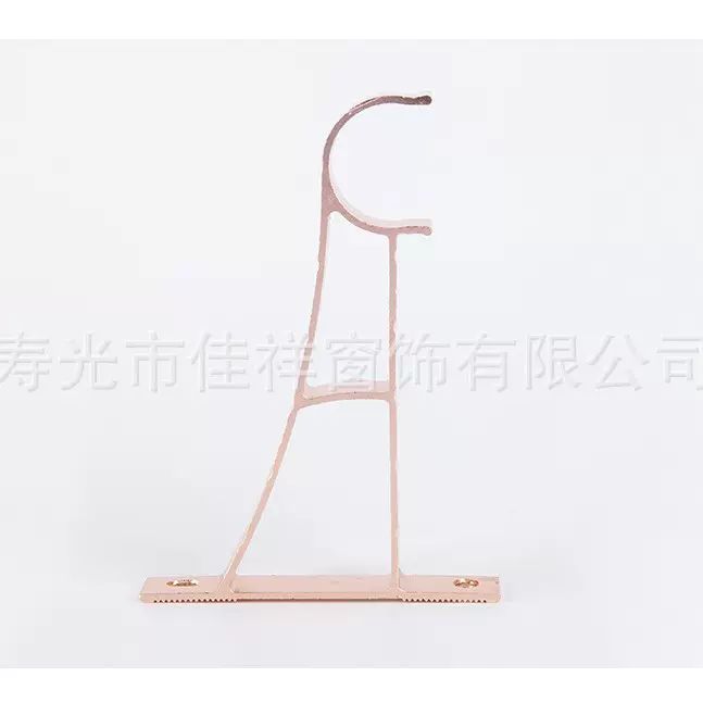 单A厂家批发单铝合金罗马杆支架窗帘单杆悬挂式轻奢现代简约免钉