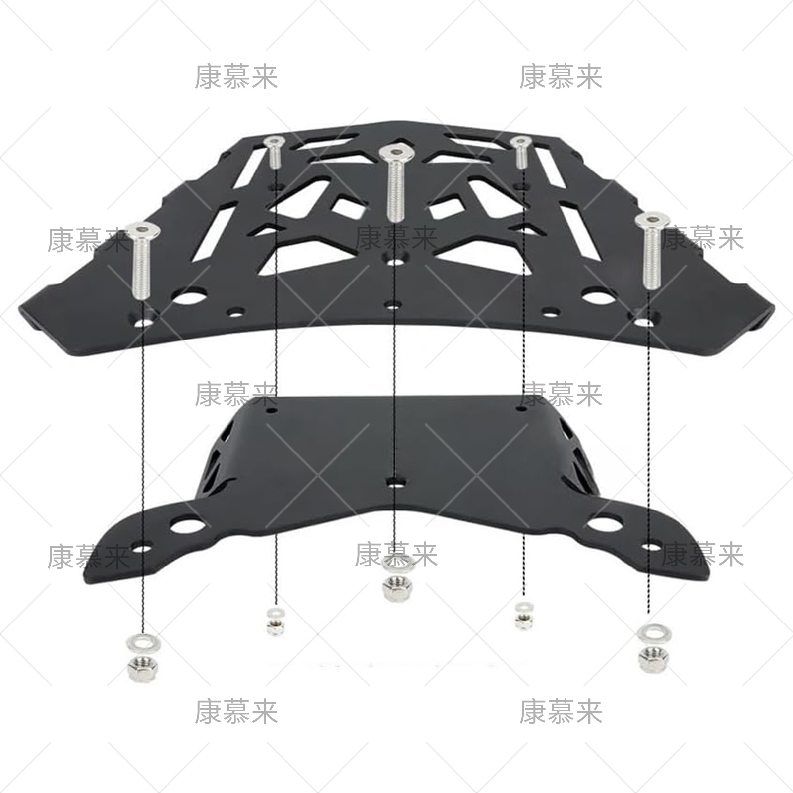 Suitable for Yamaha Tracer 900 GT Tracer 9 GT rear luggage rack 21-24 modified motorcycles