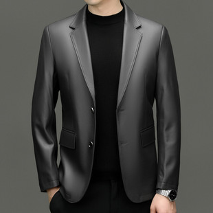2024 Spring and Autumn New Men's Long Sleeve Suit Business Leisure Trend