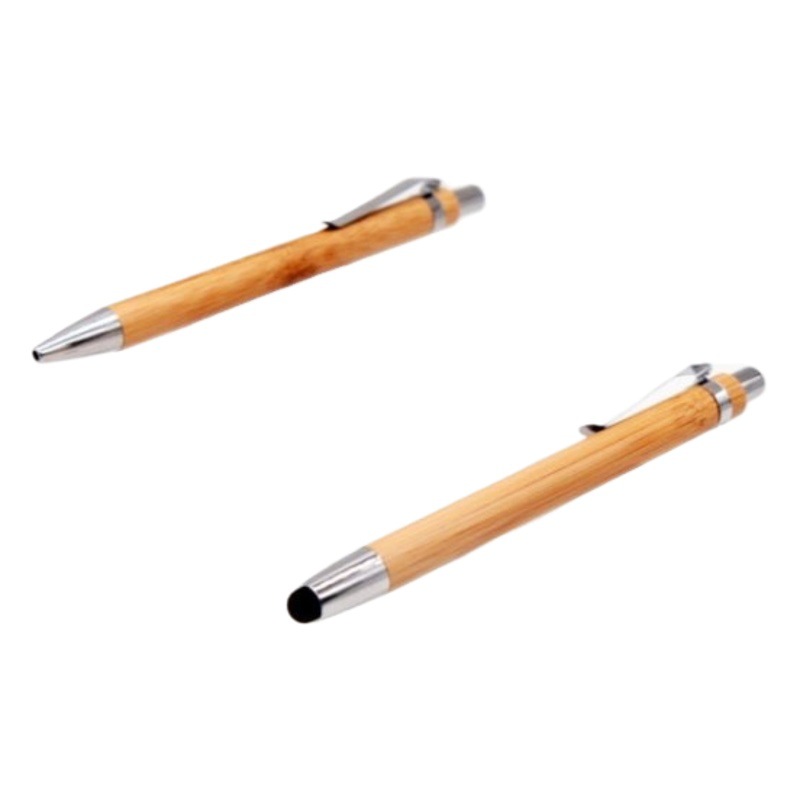 Estuche de color natural para bolígrafos, juego de 2 piezas de plumas estilográficas y bolígrafos, caja de papel, bolígrafos retráctiles, impresión de logotipo, suministro del fabricante