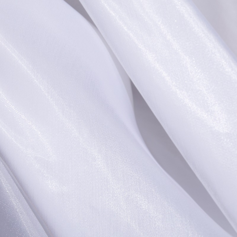 Tejido de seda brillante de perlas, hilo de agua, hilo líquido de seda micropermeable, gaza de seda, vestido de seda, ropa de ropa de seda, cara de ropa de seda
